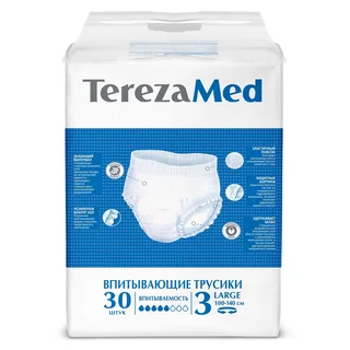 Терезамед трусы-подгузники для взрослых №30 large 3 шт