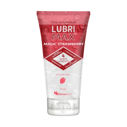 Гель-смазка Лубримакс Маджик интимный клубника (strawberry) 75 мл