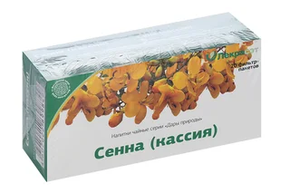Напиток чайный Дары природы Сенны (касии) лист, 1,5 г, 20 шт, ф/п