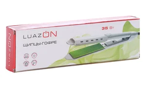 Щипцы-гофре LuazON LW-12 35 Вт керамическое покрытие 40×110 мм 210 °C белые