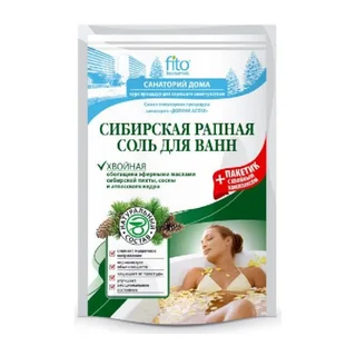 Санаторий Дома Соль Для Ванн Рапная Сибирская Хвойная 530 гр