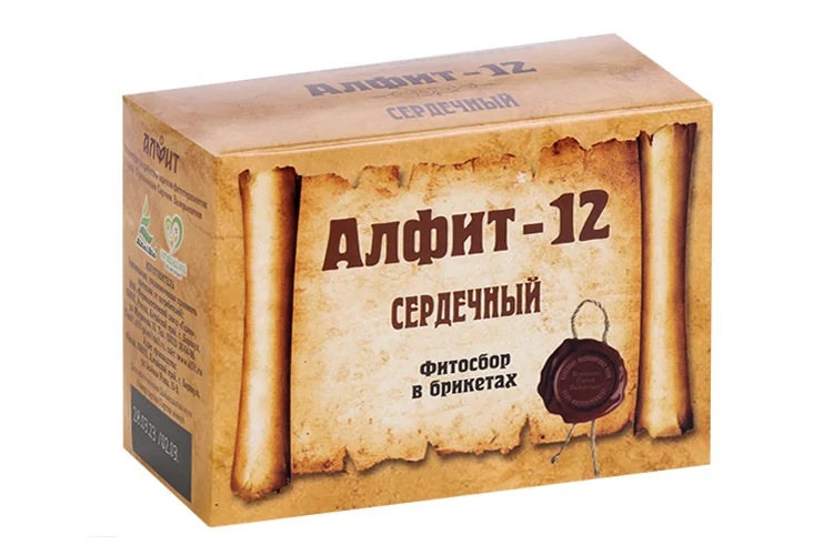 Алфит-12 Сердечный 2 гр 60 шт
