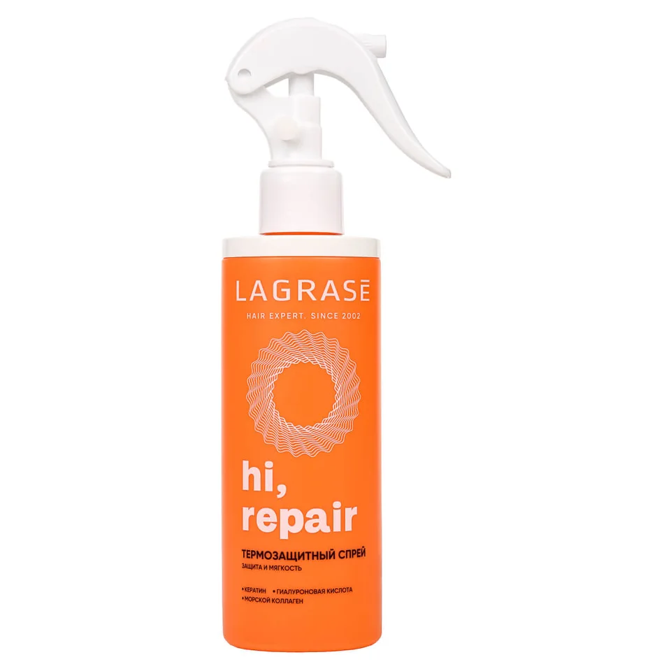 Термозащитный спрей HI, Repair защита и мягкость, 200 мл, LA Grase