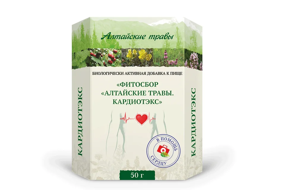 Кардиотэкс фитосбор Алтайские травы 50 гр