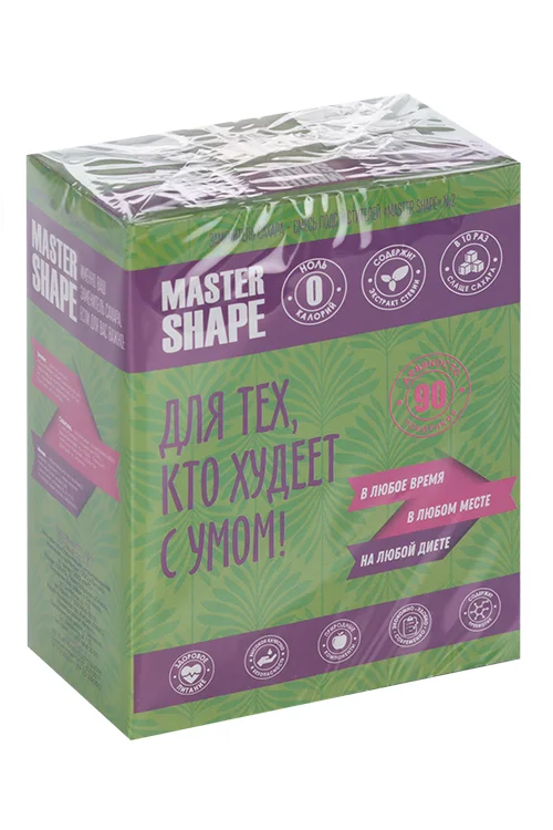 Сахарозаменитель Master Shape 2 шт 0,5 гр 90 шт саше