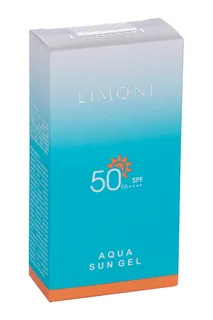 Крем-гель Limoni Aqau Sun Cream SPF 50 PA++ для лица / тела солнцезащитный увлажняющий 50 мл