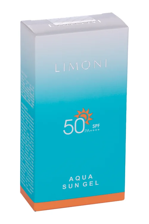 Крем-гель Limoni Aqau Sun Cream SPF 50 PA++ для лица / тела солнцезащитный увлажняющий 50 мл