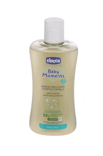 Пена Chicco Baby Moments нежная без слез для волос / тела 200 мл