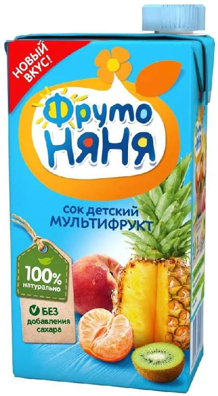 Сок Фрутоняня мультифрукт 0,5 л