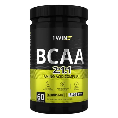 Bcaa 2:1:1 1WIN Цитрусовый микс 60 порций, 360 г, банка