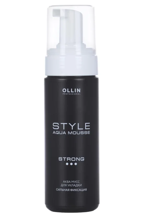 Аква мусс Ollin professional style укладки волос сильной фиксации 150 мл