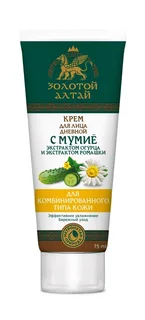 Крем Золотой Алтай для лица дневн для комбинированной кожи с мумие 75 мл