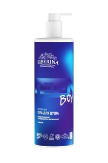 Гель для душа Siberina Мягкое очищение / профилактика высыпаний с цинком Teen BOY, 400 мл