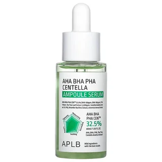 Успокаивающая ампульная сыворотка с центеллой AHA BHA PHA Centella Ampoule Serum, 40 мл, Aplb