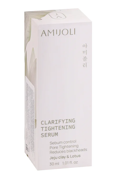 Сыворотка Amijoli Clarifying Tightening с кислот / вулканич глиной для лица, 30 мл