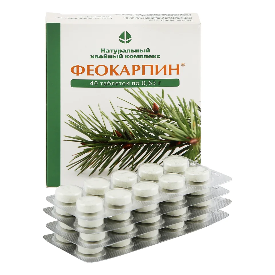 Феокарпин таблетки 40 шт