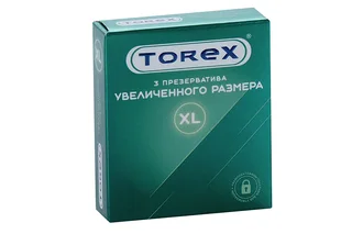 Презервативы Торекс увеличен размер гладкие 3 шт