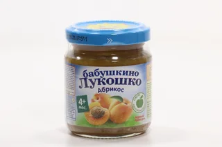 Пюре Бабушкино Лукошко из абрикосов, 100 г