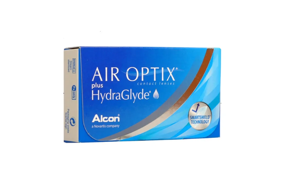 Контактные линзы Air Optix plus HydraGlyde (3) ежемесячные -3,25/14,20/8,6 3 шт