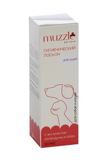Лосьон Muzzle гигиенический для ушей для собак / кошек 30 мл