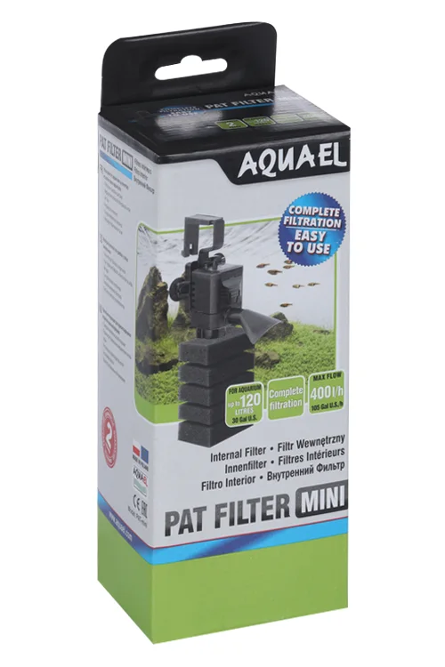 Фильтр внутренний Aquael PAT mini 4 W 400 л./ч.,акв. до 120 л