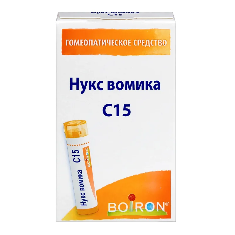 Нукс Вомика C15 гранулы гомеопатические 4 гр