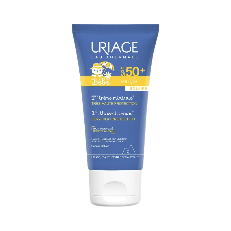 Урьяж Беби Первый Крем Для Лица Минеральный Spf50+ Для Детей 50 мл