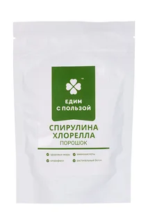 Спирулина+ хлорелла Микс порошок для повышения иммунитета / детоксикации 100 гр БАД