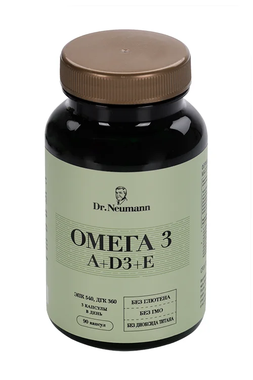 Омега 3+А+D3+Е Dr Neumann, 90 шт, капсулы