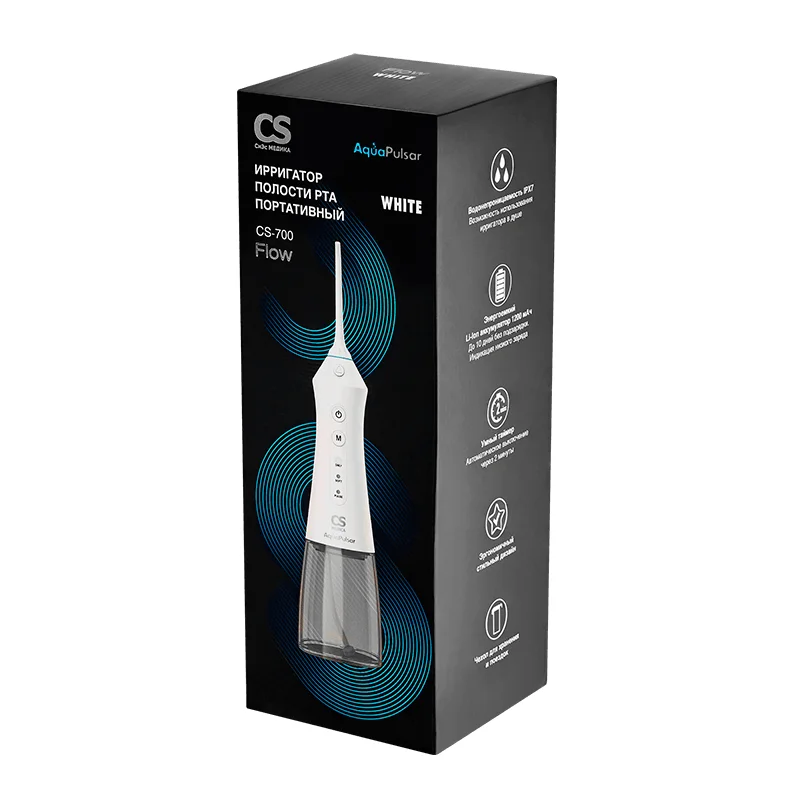 Сиэс Ирригатор Для Полости Рта Портативный Аквапульсар Cs-700