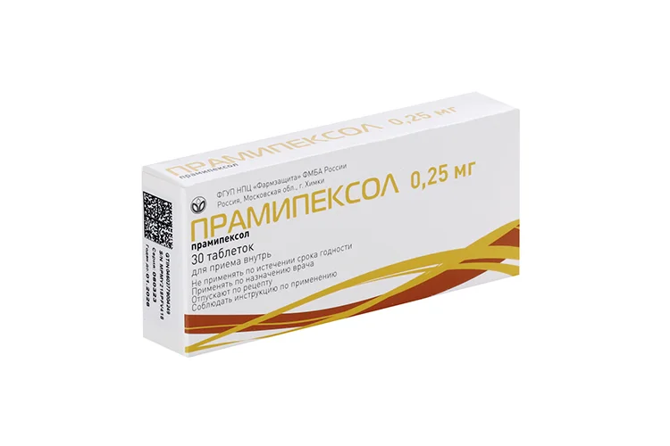 Прамипексол-Алиум таблетки 0.25 мг 30 шт