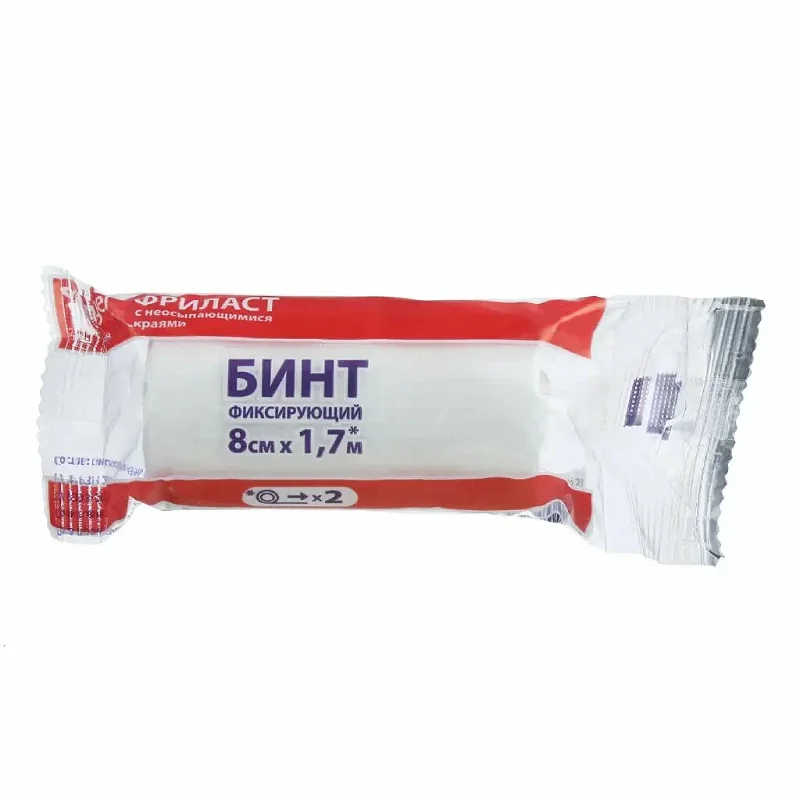 Pl Бинт Эластичный Фиксирующий 1,7Мх8 см