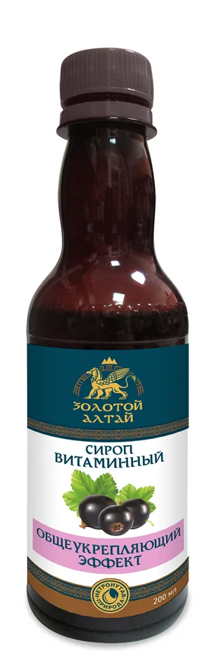 Сироп Золотой Алтай Витаминный 200 мл