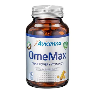 ОмеМакс + Д3 (OmeMax + Vitamin D3), 60 капсул, Avicenna