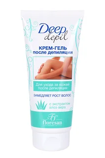 Крем-гель Floresan после депиляции замедляющий рост волос с экстрактом ромашки / алоэ вера 150 мл