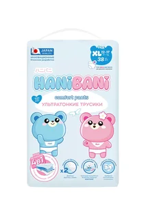 Трусики-подгузники Hani Bani Comfort для детей р XL, 38 шт