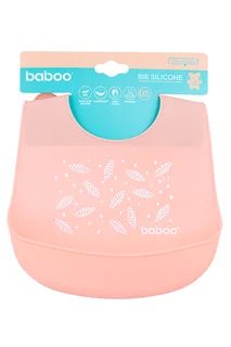 Фартук нагрудный Peachy Keen Baboo силикон оранж (4 мес+)