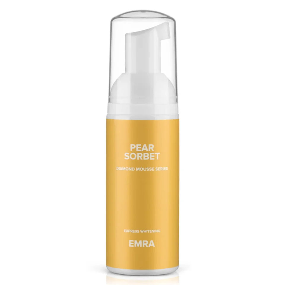 Очищающая пенка Diamond Mousse Pear sorbet - грушевый сорбет 60 мл Emra