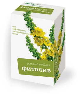 Алтай фиточай №19 Фитолив при заболеваниях желчевыводящих путей ф п 2 гр 20 шт