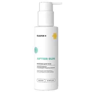 Молочко Cleanplus для тела After SUN после загара с пантенолом 200 мл