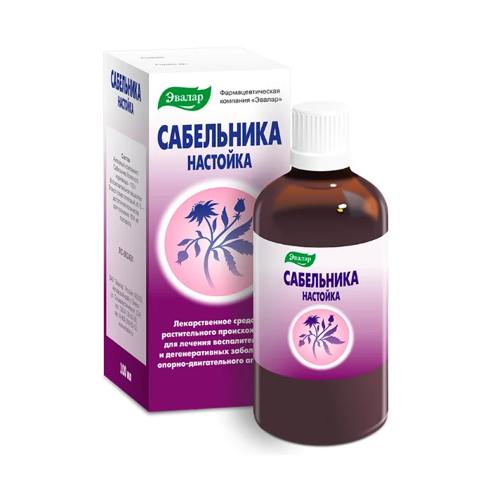 Сабельник Эвалар настойка 50 мл