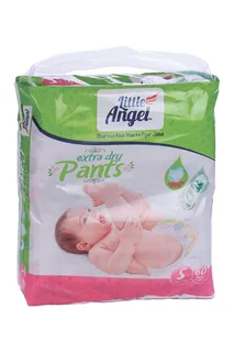 Подгузники-трусики Little Angel Extra Dry S (до 7 кг) 60 шт