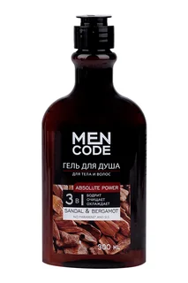 Гель для душа MEN Code Absolute Power с экстрактами сандала / бергамота 300 мл