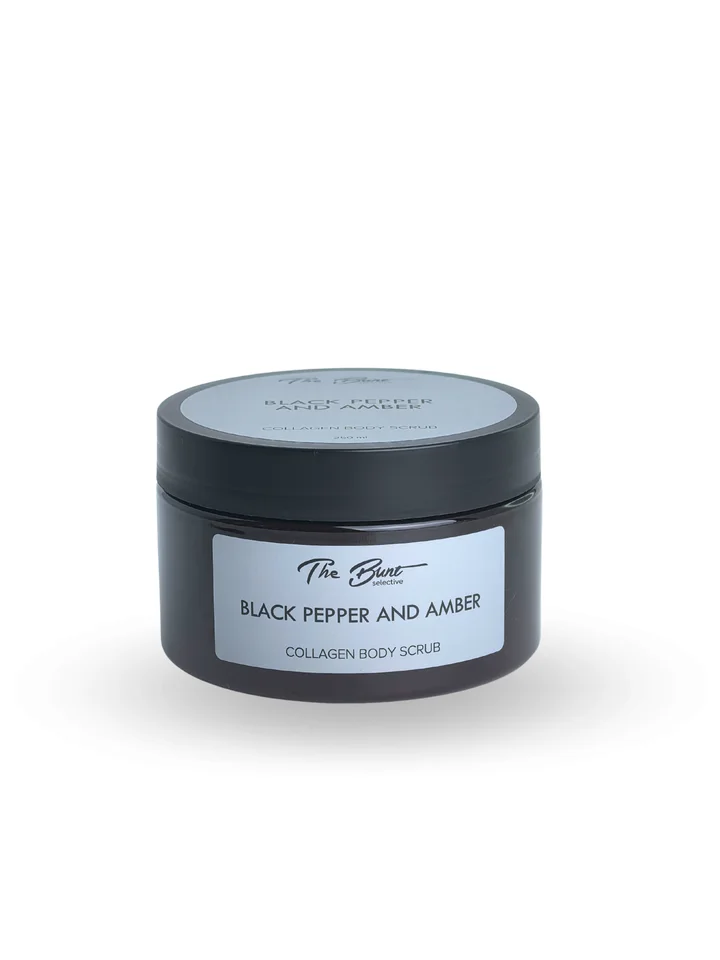 THE Bunt selective Black Pepper Коллагеновый скраб для тела, 250 мл