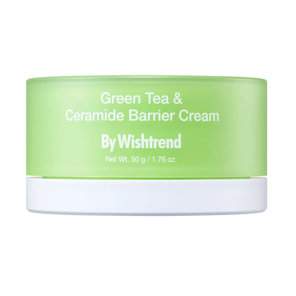 Барьерный крем для лица Green Tea&Ceramide Barrier Cream 50г, BY Wishtrend