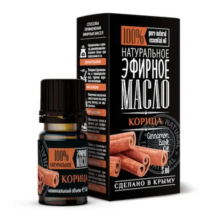 Эфирное масло Корицы ТМ "Крымские масла" кап. дозатор 5 мл