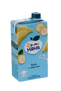 Нектар Фрутоняня банан с мяк для дет 0,5 л