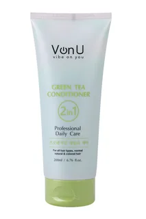 Кондиционер VonU Green Tea для волос с зеленым чаем 200 мл