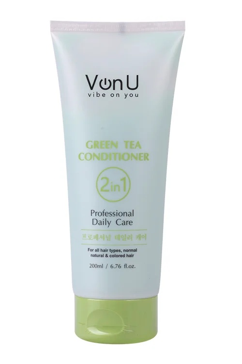 Кондиционер VonU Green Tea для волос с зеленым чаем 200 мл