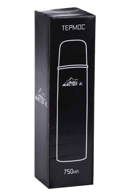 Термос Мастер К 750 мл сохраняет тепло 24 ч красный